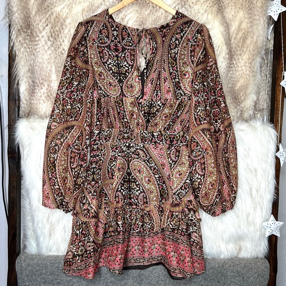 Walter Baker Mishka Grand Paisley Dress - Picture 4 of 5